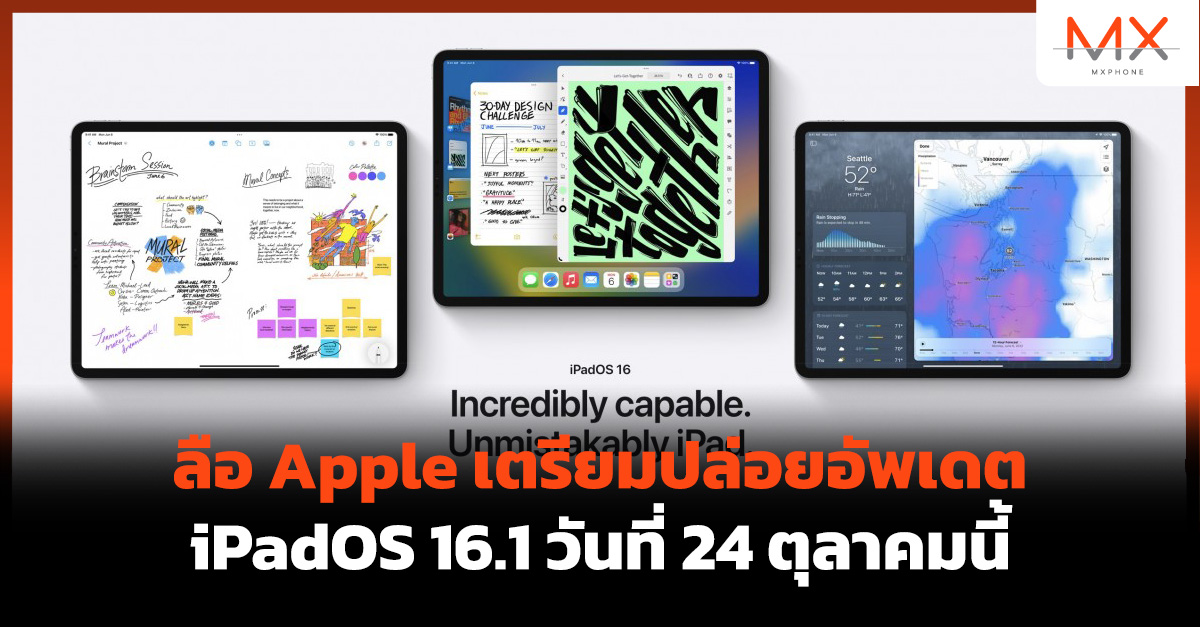 iPadOS 16.1