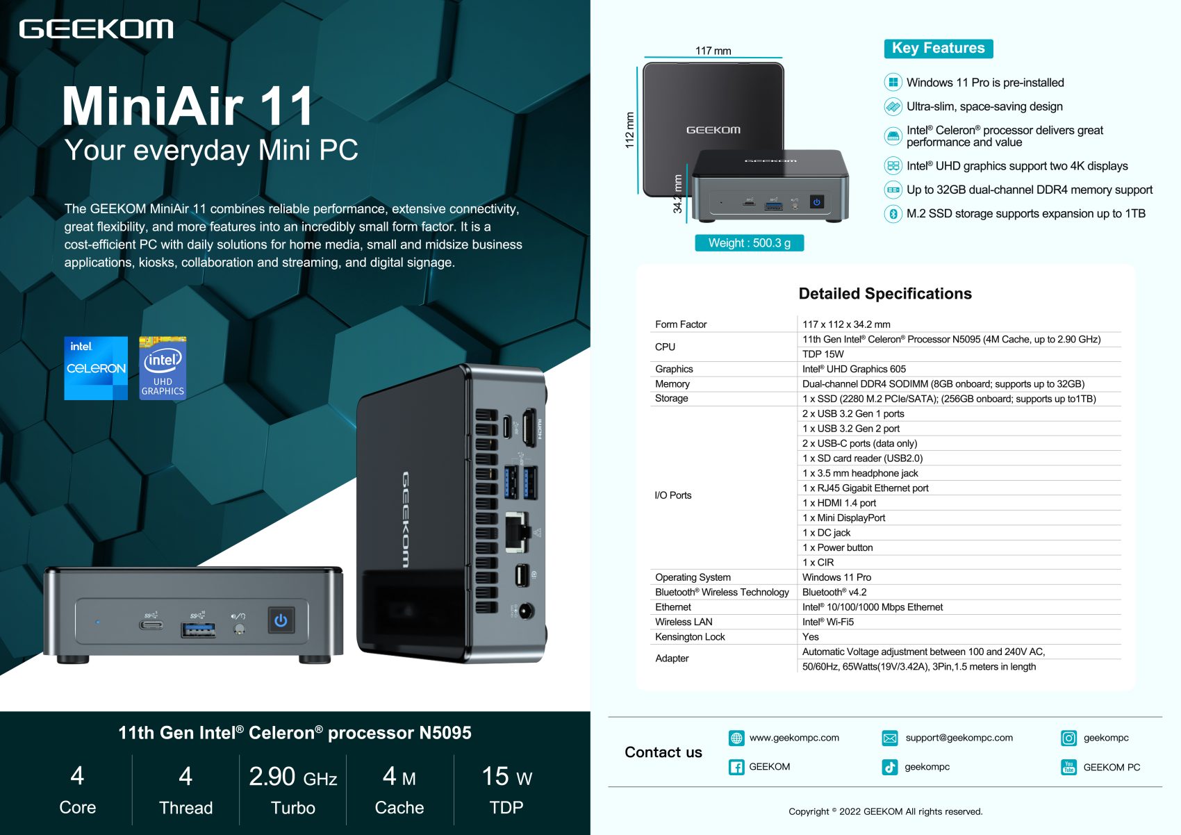 GEEKOM MiniAir 11 รีวิว