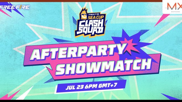 23 ก.ค. นี้ เตรียมพบ Afterparty Showmatch จาก Free Fire Clash Squad SEA Cup