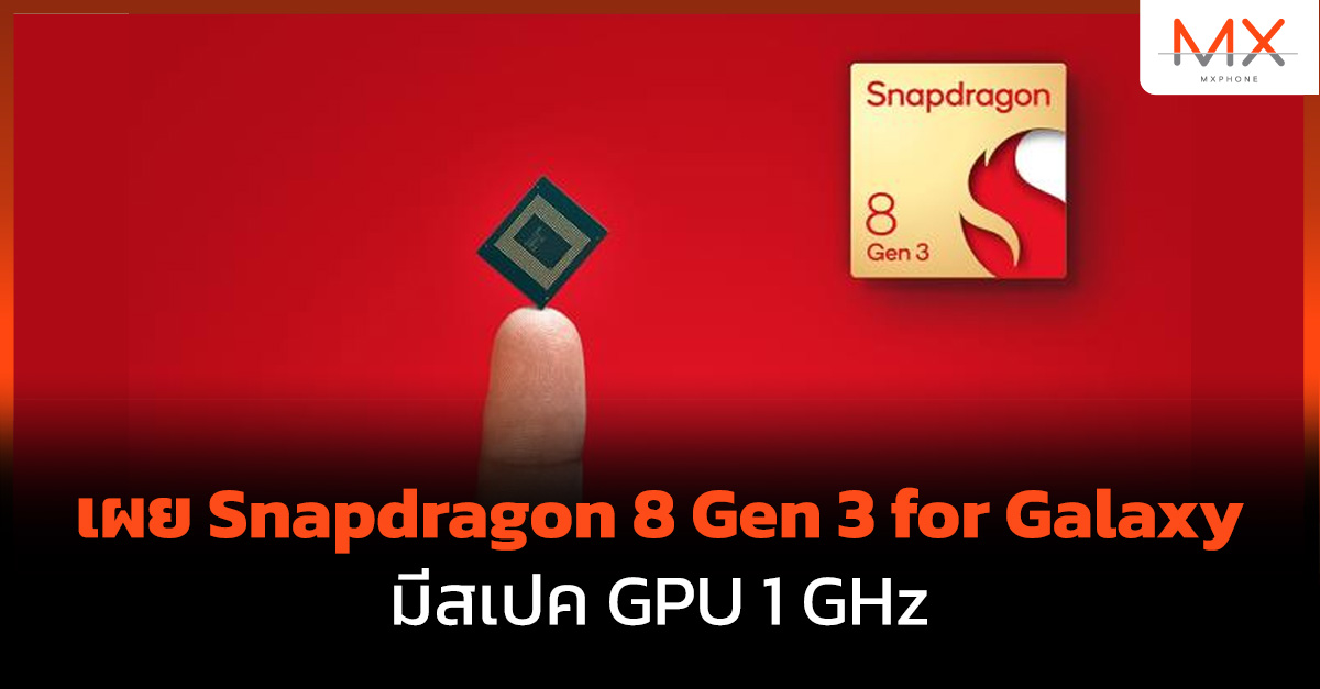 Snapdragon 8 Gen 3 for Galaxy