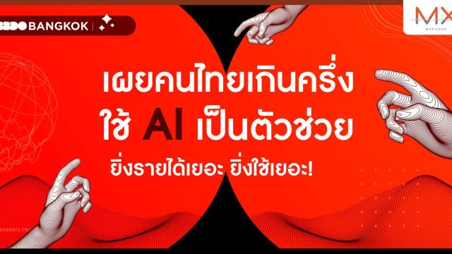 ผลสำรวจเผยคนไทยเกินครึ่ง ใช้ AI ในชีวิตประจำวัน ยิ่งรายได้สูงยิ่งใช้เยอะ แต่ยังกังวลเรื่องความปลอดภัยของข้อมูลส่วนตัว
