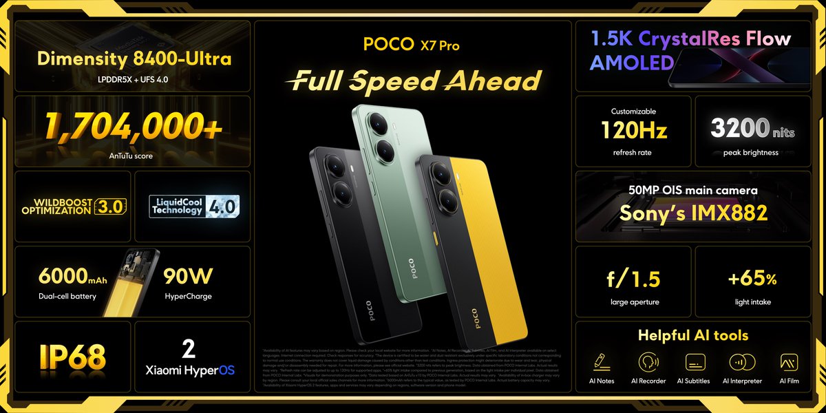 POCO X7 Pro รีวิว
