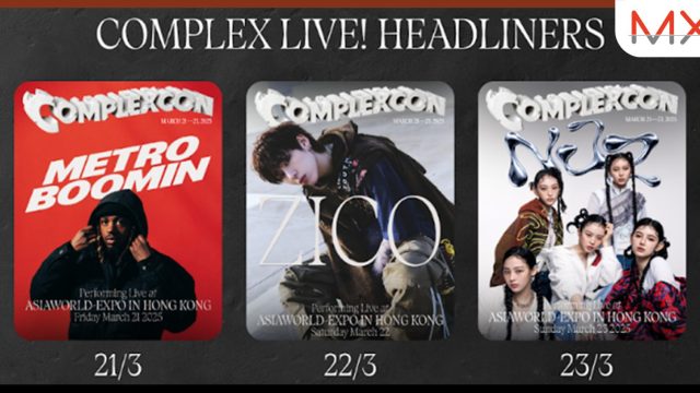 ตั๋วคอนเสิร์ต 3วัน ComplexCon Hong Kong 2025 ราคาพิเศษเฉพาะที่ MOVETIX เท่านั้น