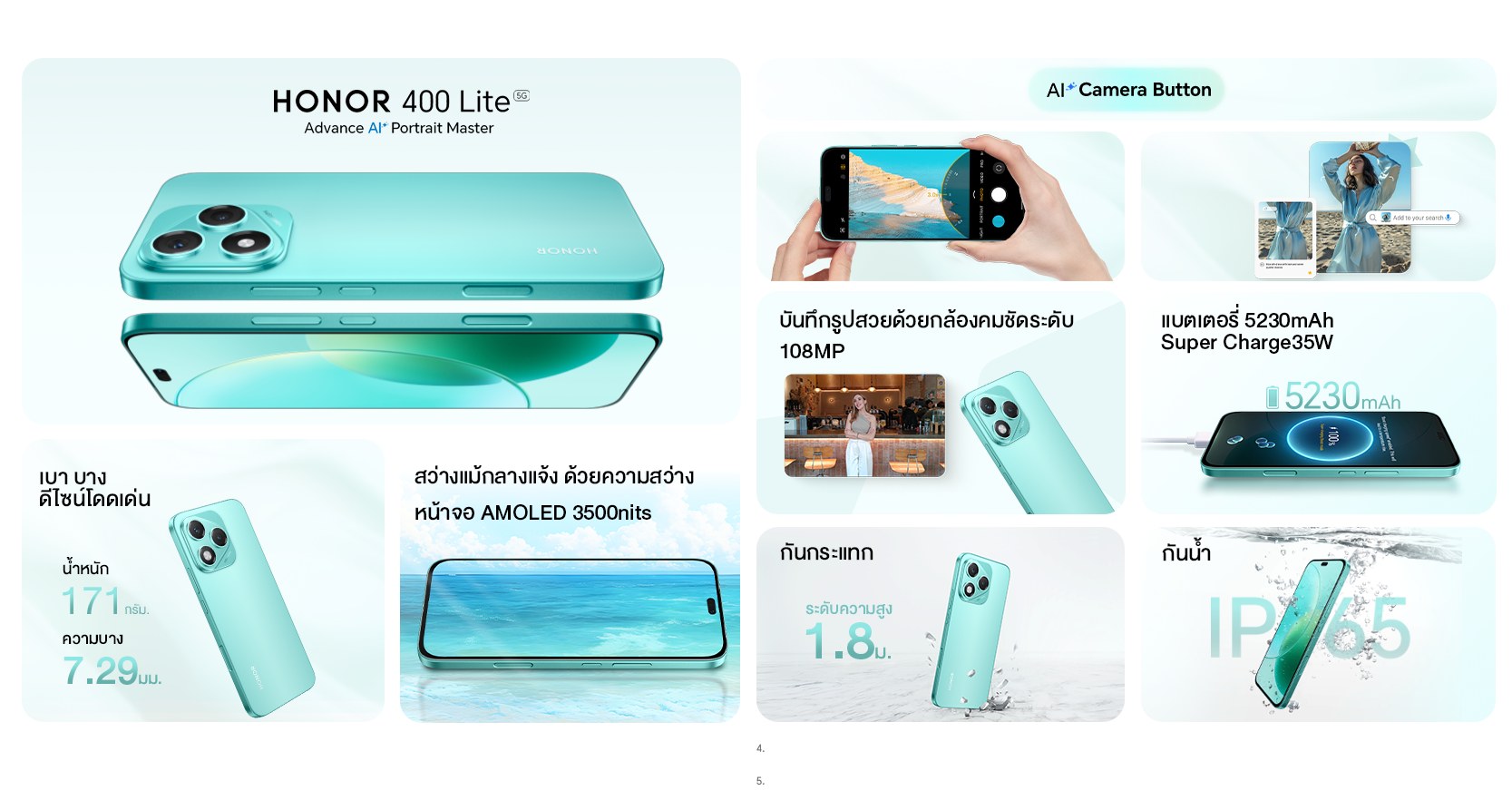 HONOR 400 Lite รีวิว