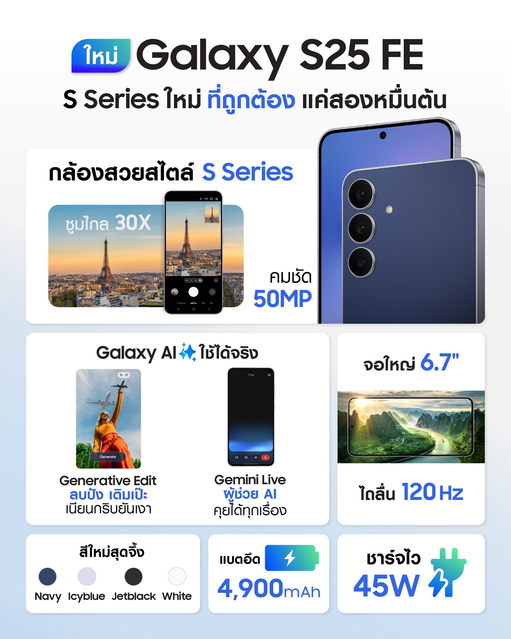 Samsung Galaxy S25 FE รีวิว