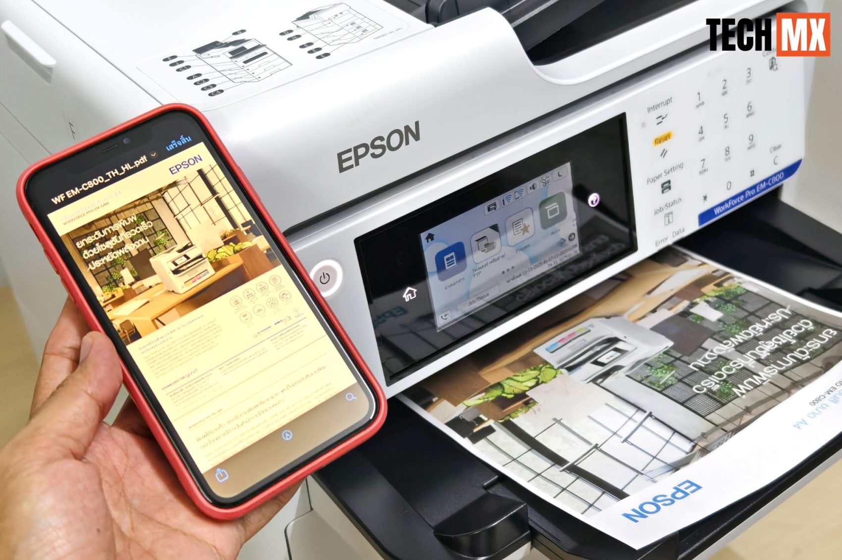 Epson WorkForce Pro EM-C800 รีวิว