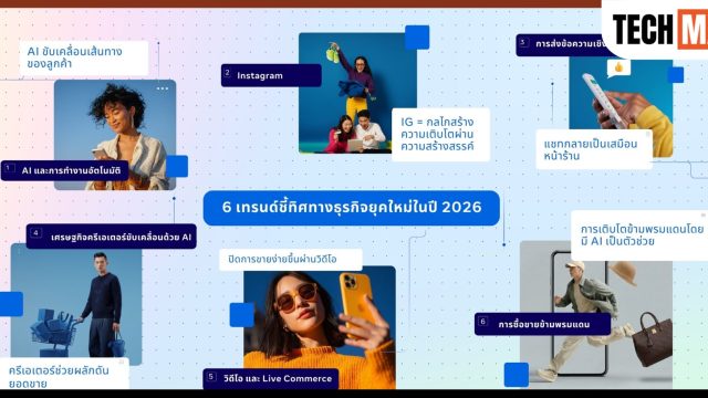 Meta เผย 6 เทรนด์โซเชียลที่กำหนดทิศทางธุรกิจยุคใหม่ในปี 2026