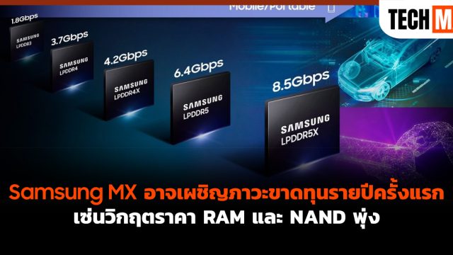 Samsung MX อาจเผชิญภาวะขาดทุนรายปีครั้งแรก เซ่นวิกฤตราคา RAM และ NAND พุ่ง