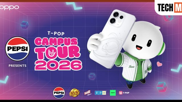 OPPO x T-POP Campus Tour 2026 กลับมาอีกครั้ง เตรียมบุก 6 มหาวิทยาลัยทั่วประเทศ