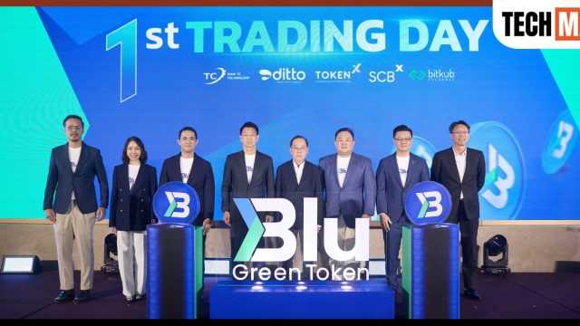 Token X หนุน Blu Green Token เข้าซื้อขายวันแรกบน Bitkub เปิดราคา 1.30 บาทต่อโทเคน